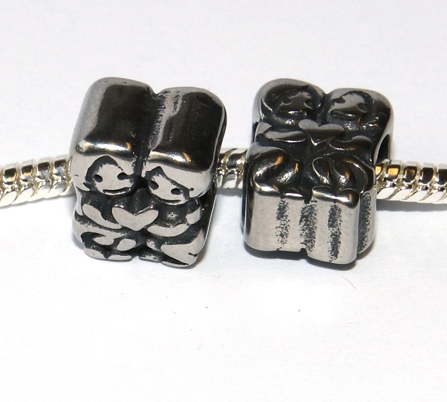 Korálek nerezový Fashion Jewerly - Přátelé, Manželé, Sourozenci, Milenci, Srdce, Láska, I Love You, Miluji Tě 3004