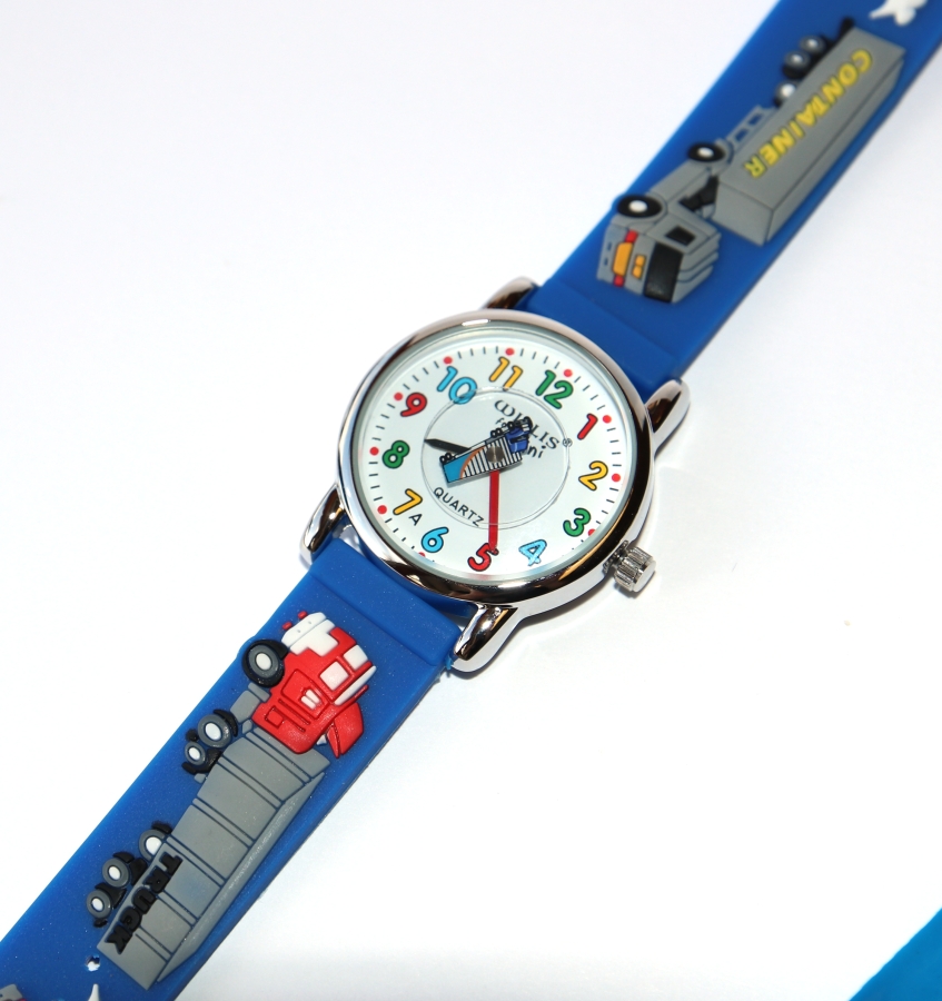 Dětské universální hodinky Fashion Jewerly - Vrtulník, Kamion, Autobus, Motorka, Love to Drive and Fly 3025