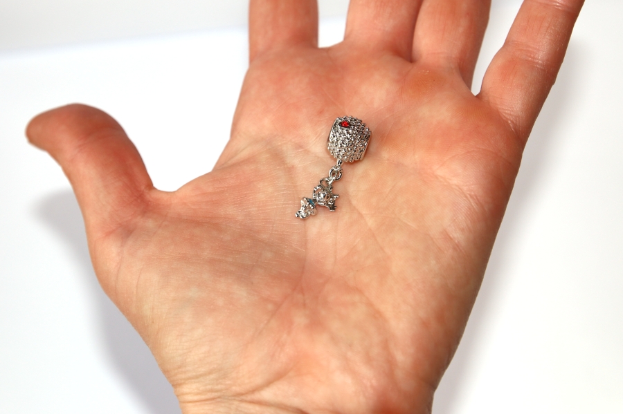 Korálek Fashion Jewerly - Přívěsek Veselá žabička, Žabka, Zvířata, Příroda, Radost, Little Frog 3080