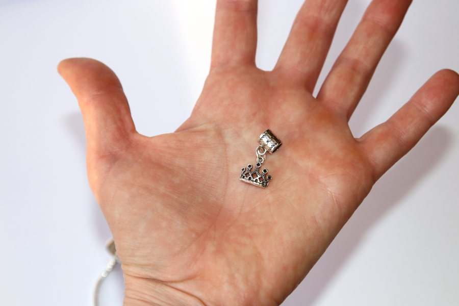 Korálek Fashion Jewerly - Přívěsek Královnina korunka, Královna, Princezna, Bohatství, Majestát, Crest 3105