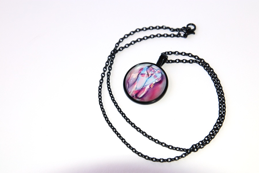 Řetízek Fashion Jewerly - Amulet Baletní střevíce, Balerína, Lehkost a ladnost, Tanec je můj život, Love Dance 3182