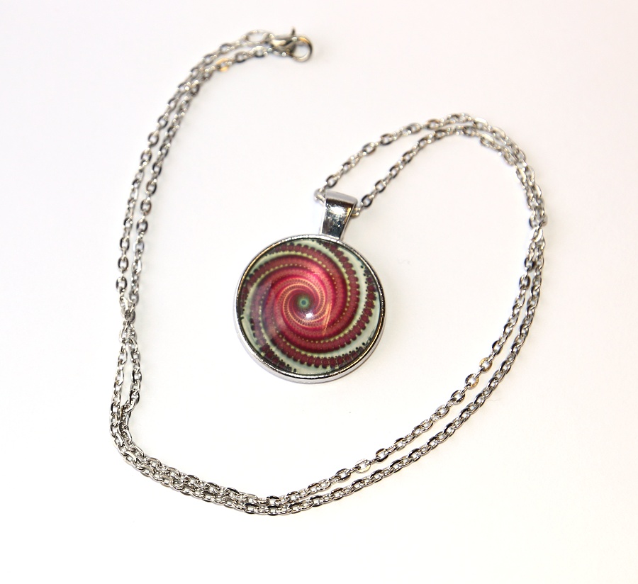 Řetízek Fashion Jewerly - Amulet Galaxie Nebula, Nekonečnost Vesmíru, Fibonacci, Spirála, Vortex 3187