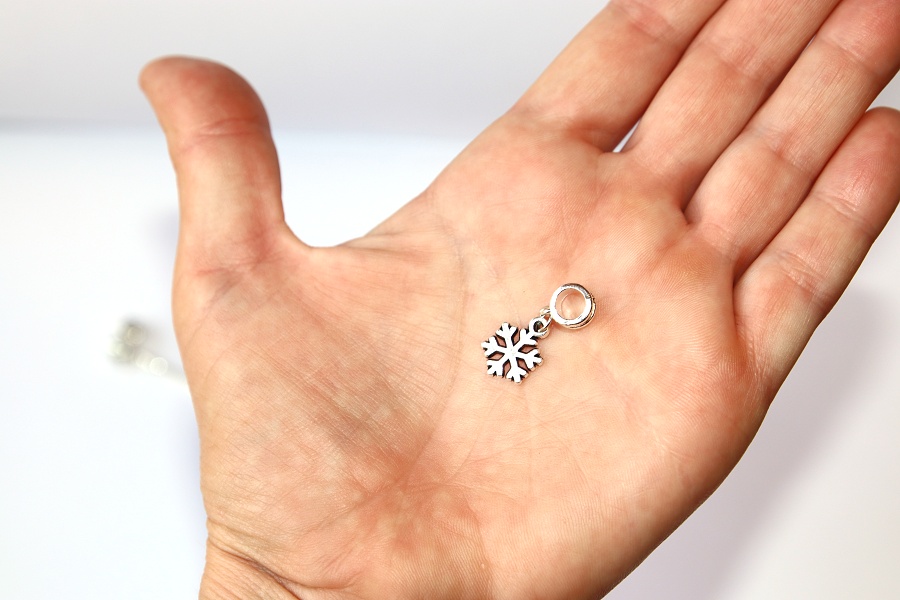 Korálek Fashion Jewerly - Přívěsek Sněhová vločka, Příroda, Snowflake 3210