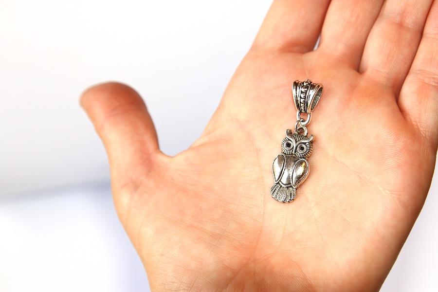 Korálek Fashion Jewerly - Přívěsek Sova, Příroda, Zvířata, Moudrost, Owl 3215