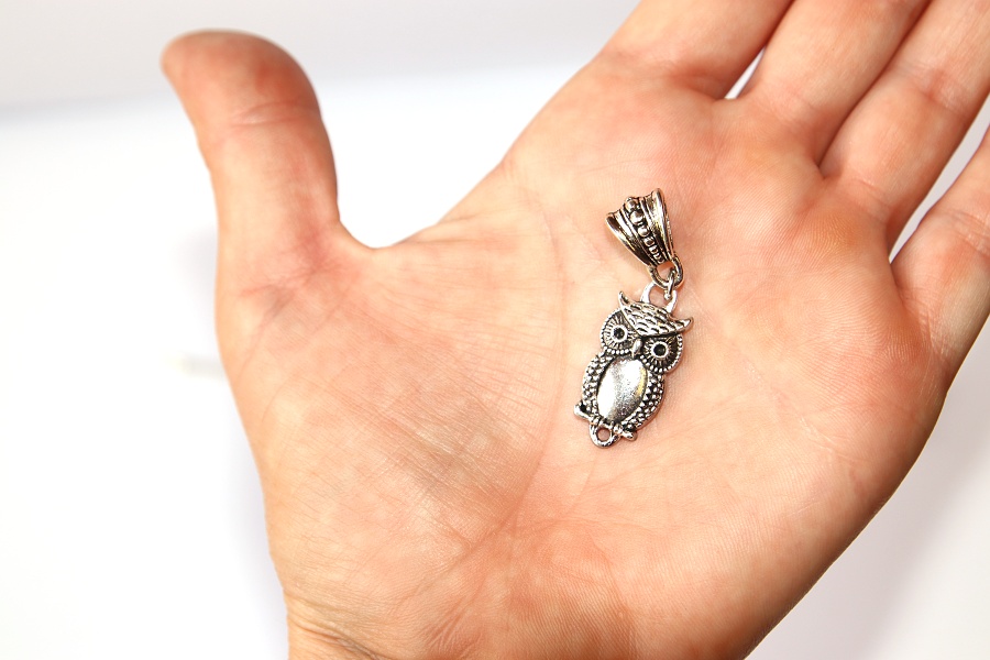 Korálek Fashion Jewerly - Přívěsek Sova, Příroda, Zvířata, Moudrost, Owl 3218