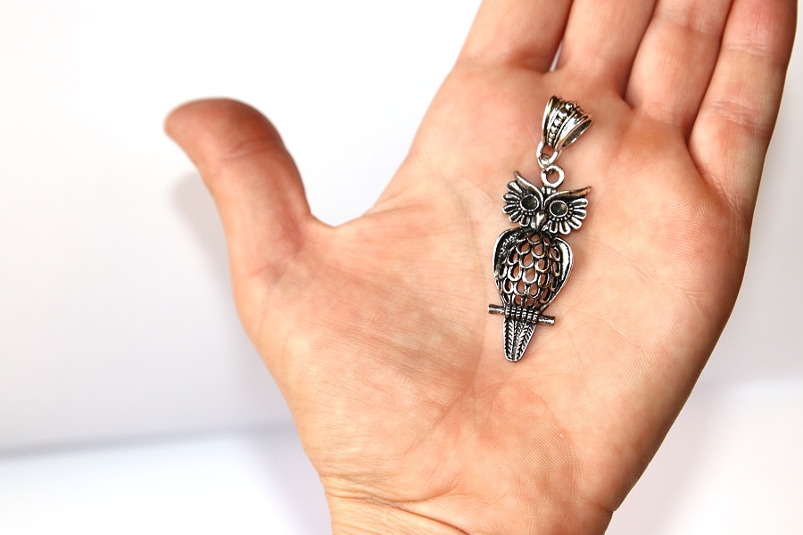 Korálek Fashion Jewerly - Přívěsek Sova, Příroda, Zvířata, Moudrost, Owl 3220