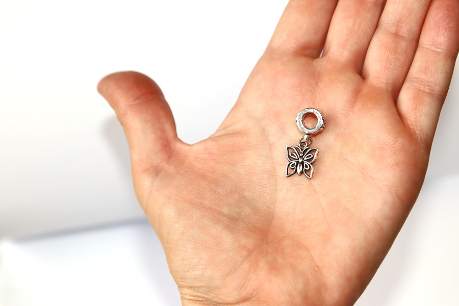 Korálek Fashion Jewerly - Přívěsek Motýl, Příroda, Zvířata, Hmyz, Butterfly 3225