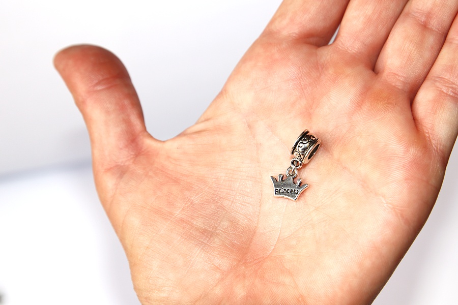 Korálek Fashion Jewerly - Přívěsek Korunka pro princeznu, Radost, Pohádka, Mládí, Princezna, Princess 3237r