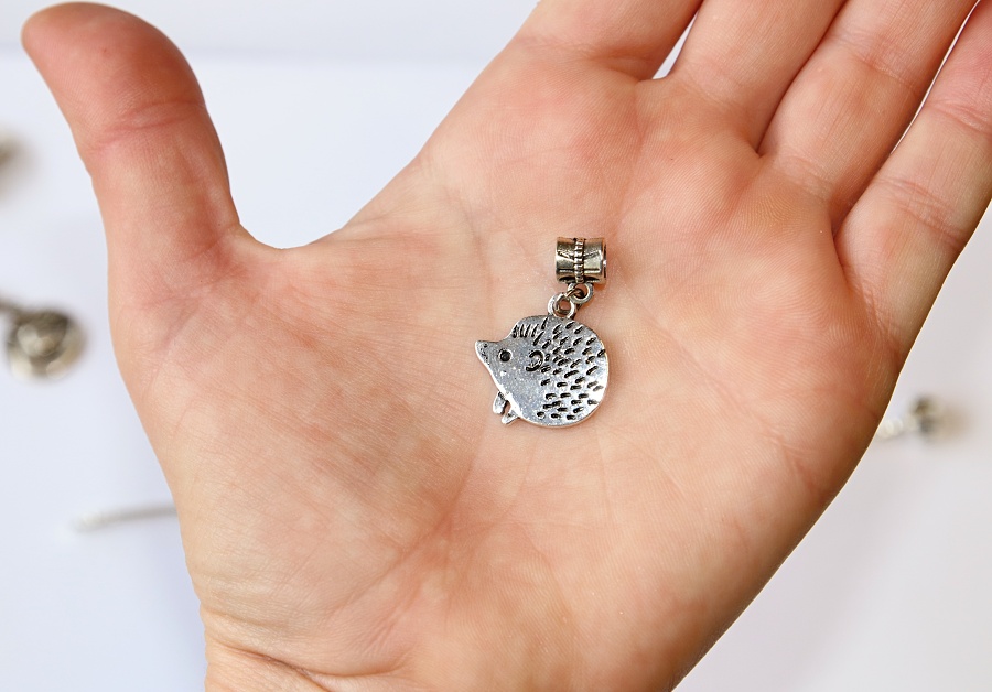 Korálek Fashion Jewerly - Přívěsek Ježek, Příroda, Zvířata, Les, Hedgehog 3280