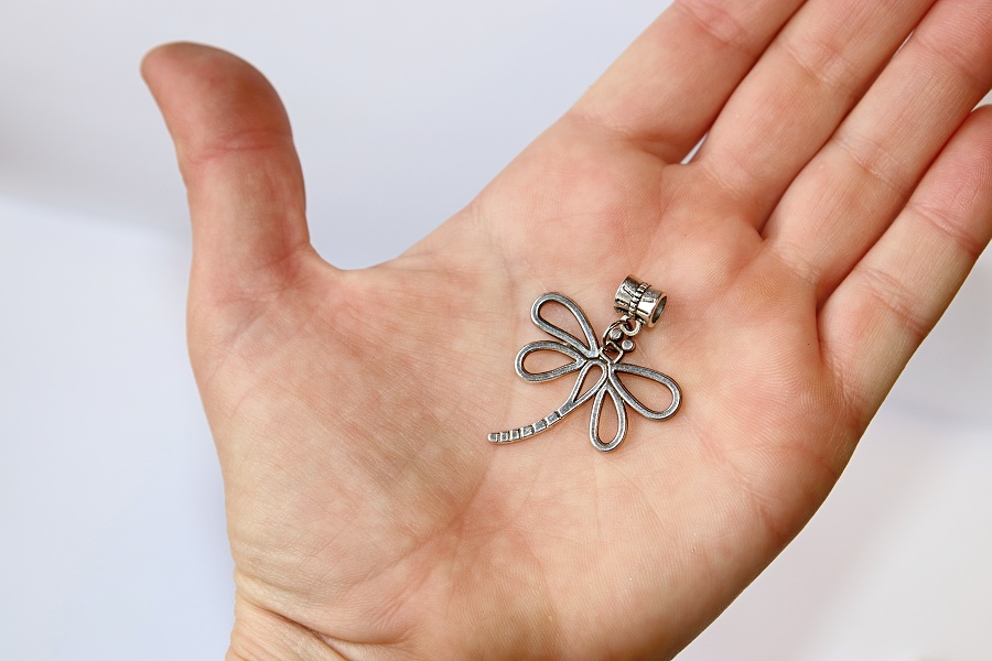 Korálek Fashion Jewerly - Přívěsek Vážka, Příroda, Vodní hladina, Dragonfly 3283