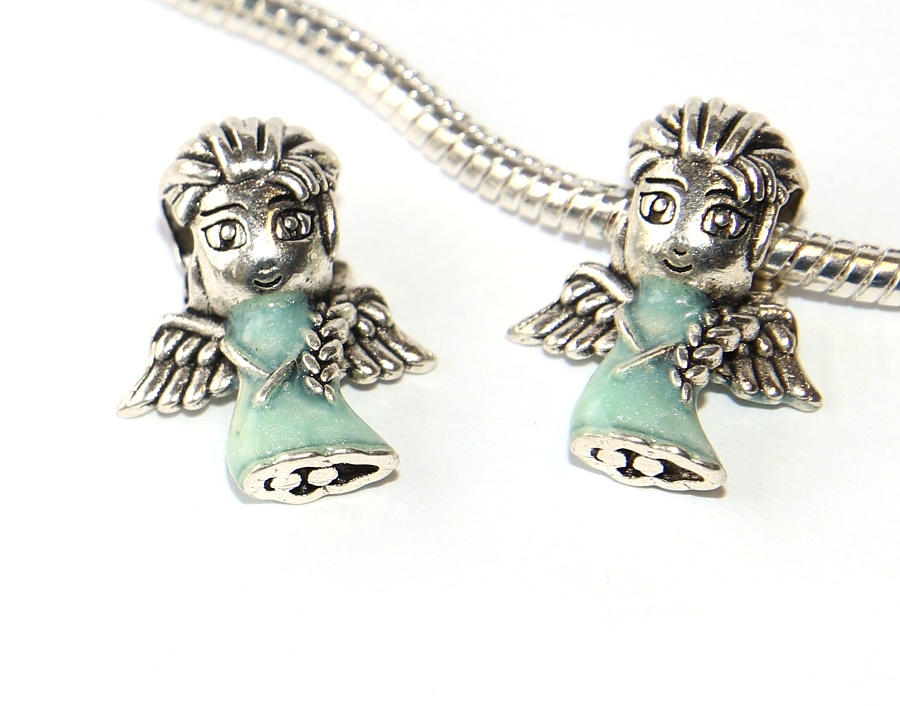 Korálek na náramek Fashion Jewerly - Andělská žena, Víla, Anděl, Ochránce, Štěstí, Angel Woman 3289