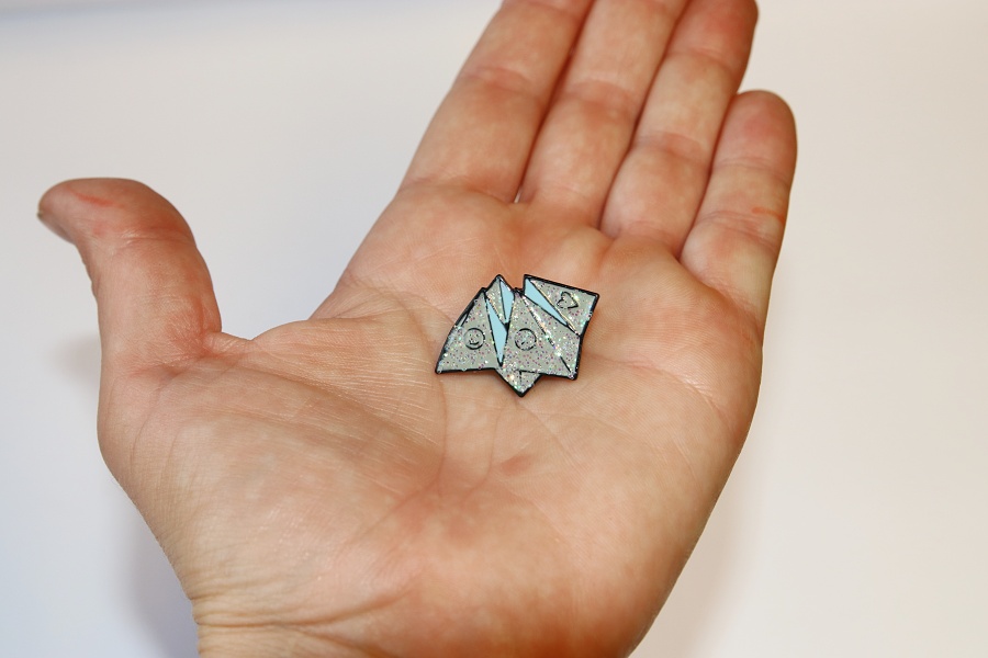 Brož BeCool - Origami, Vzpomínky na dětství, Hra na papírové skádačce, Be creative 3325