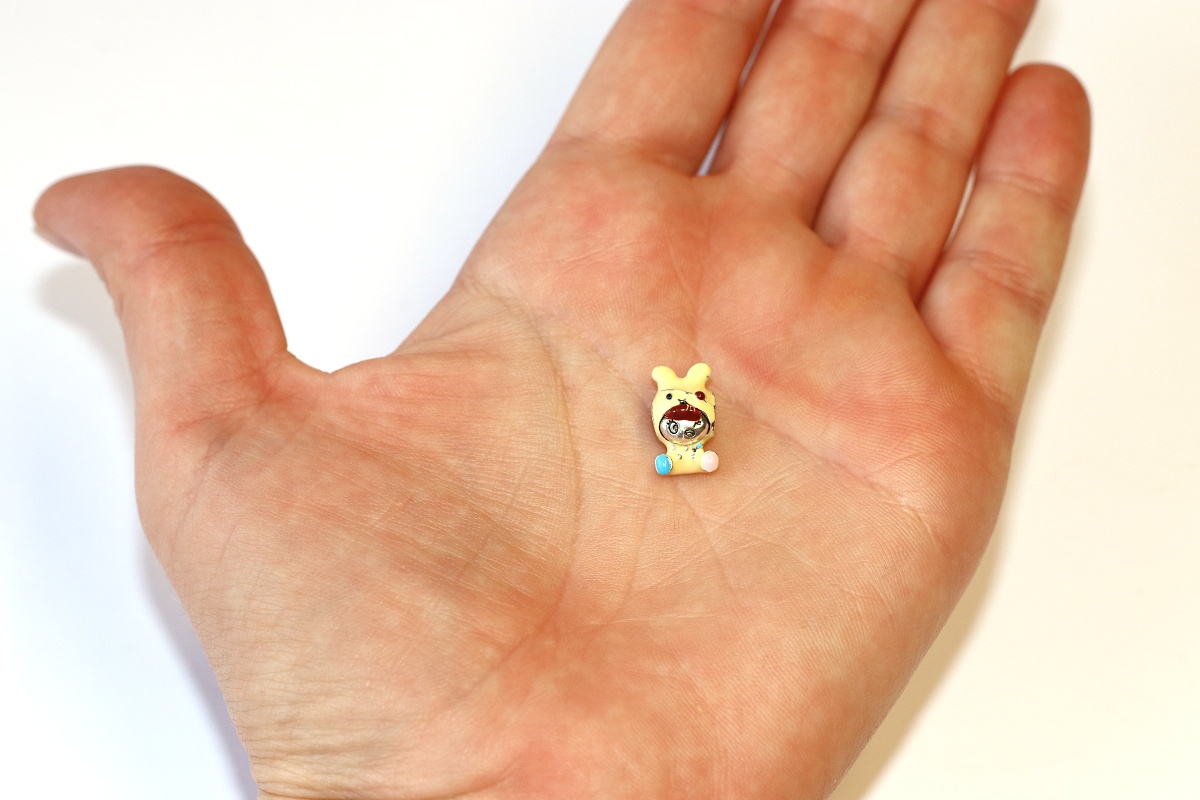 Korálek Fashion Jewerly na náramek nebo řetízek - Roztomilé Dítě, Zajíček overal, Uvidíme co nás čeká 3558