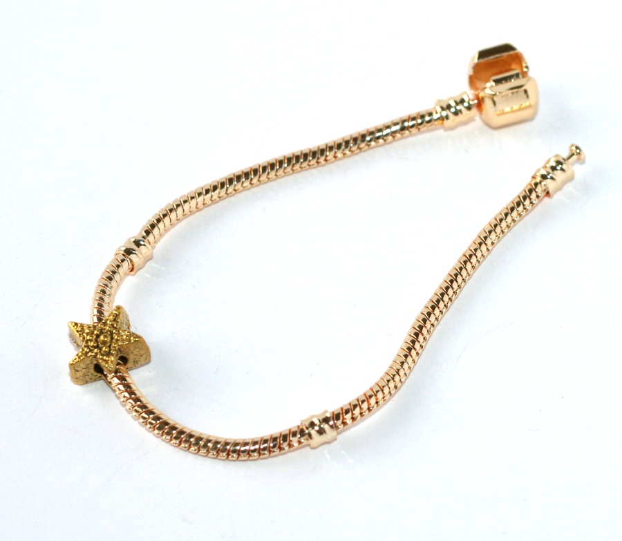 Korálek Fashion Jewerly - Zlatá mořská hvězda 897
