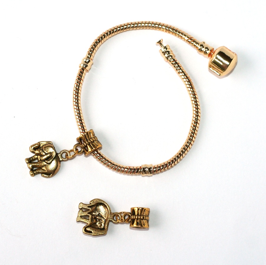 Korálek Fashion Jewerly - Přívěsek zlatý Slon 959