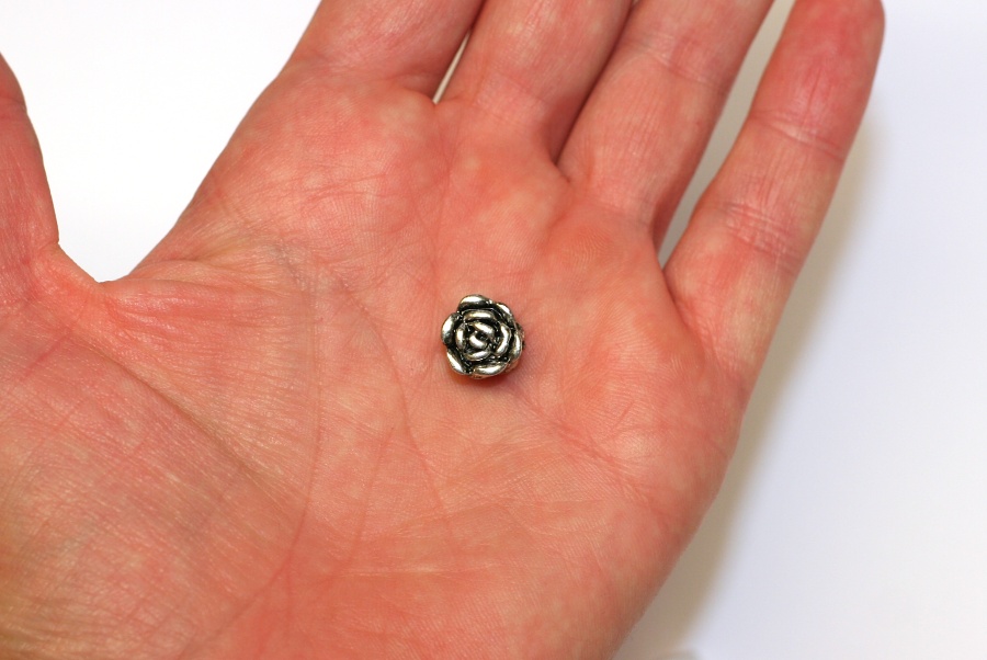 Korálek na náramek Fashion Jewerly - Růže 1062