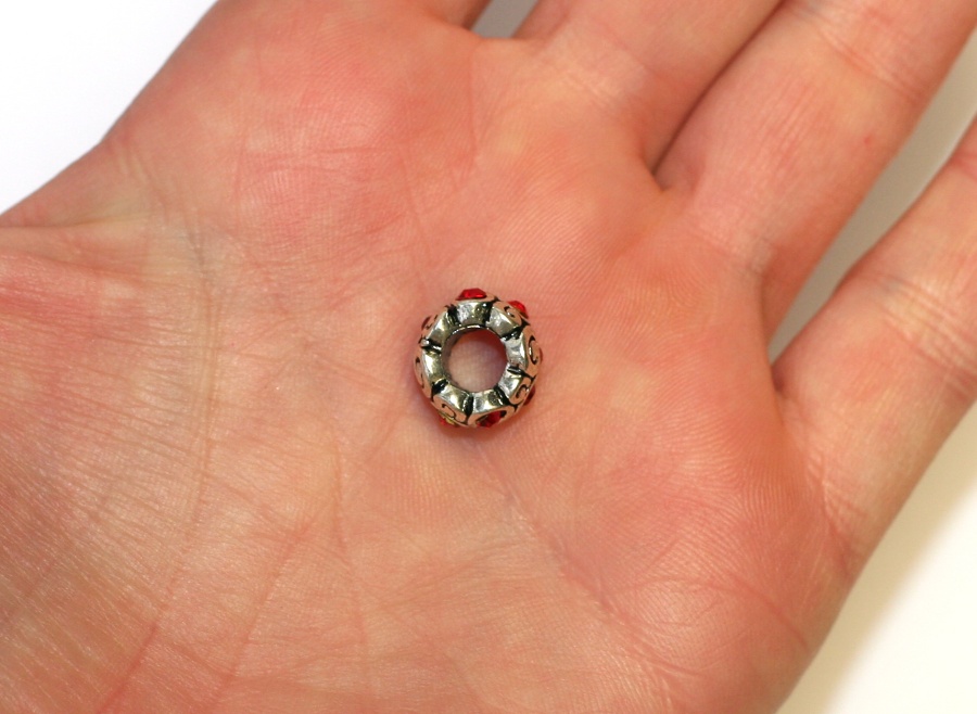 Korálek na náramek Fashion Jewerly - Červená lady 1121