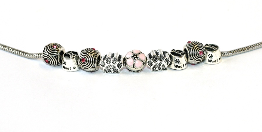 Korálky na Náramek Fashion Jewerly - Domácí mazel, packy, miska 1234
