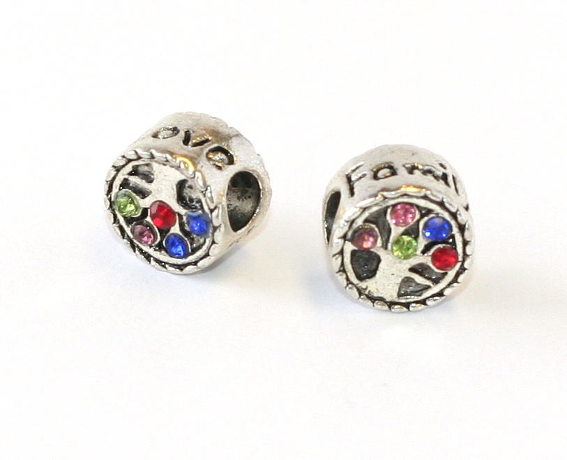 Korálek na náramek Fashion Jewerly - Rodinný strom, Rodina, Family - Love 1262