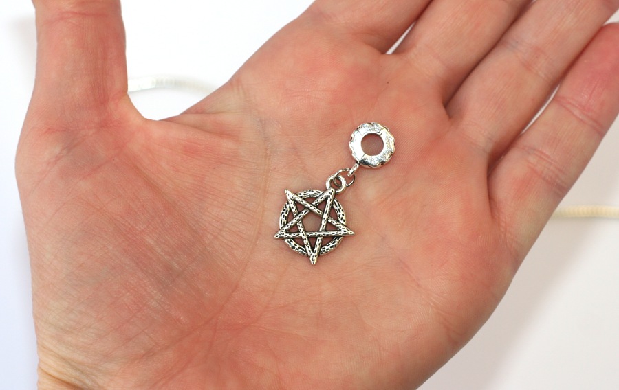 Korálek Fashion Jewerly - Přívěsek Hvězda v kruhu 1331