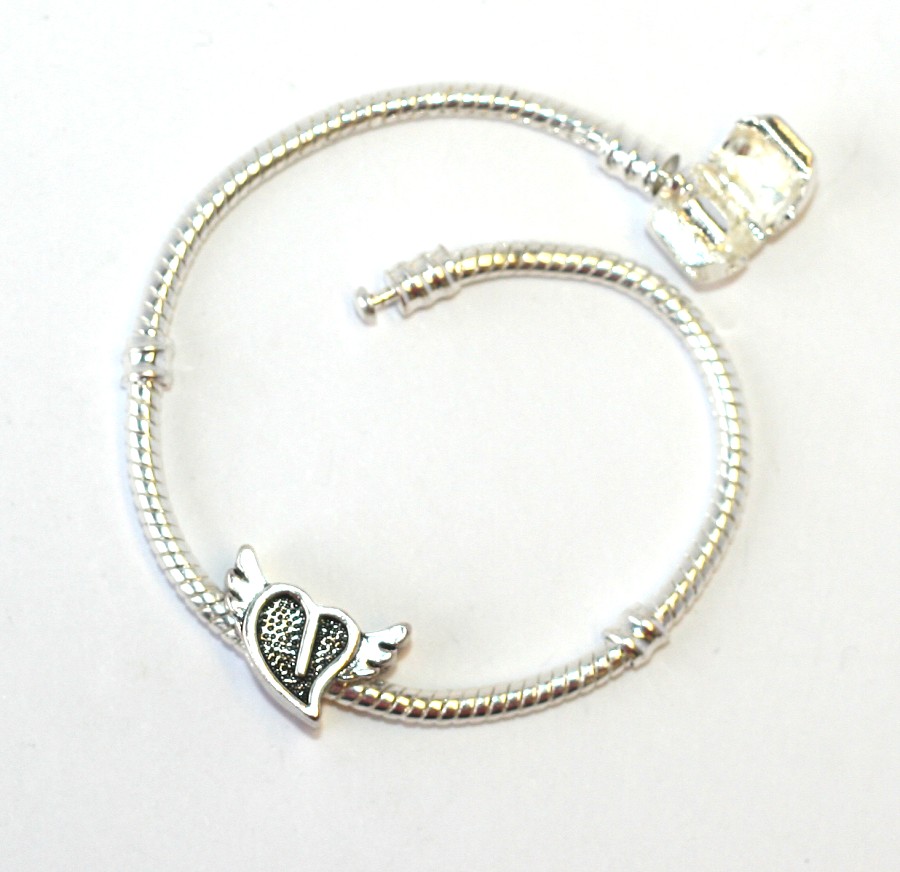 Korálek Fashion Jewerly - Zamilované Srdce s křídly 1429