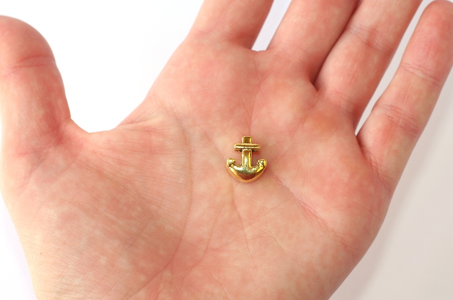 Korálek na náramek Fashion Jewerly - Kotva, námořník, moře 1701