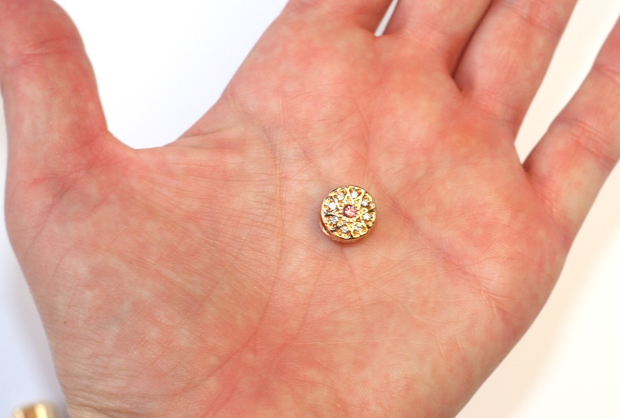 Korálek na náramek Fashion Jewerly - Zlatá Květina, Hvězda, mini srdíčka 1825