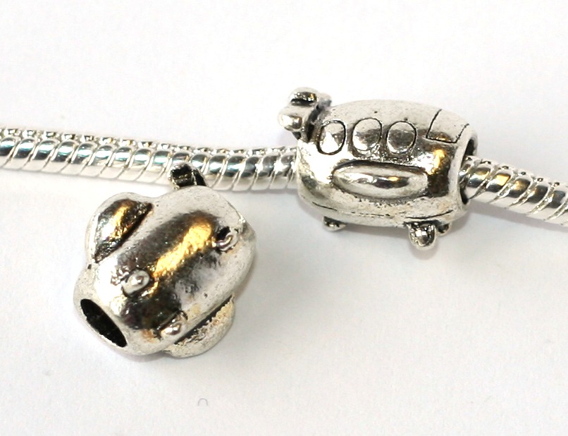 Korálek na náramek Fashion Jewerly - Letadlo, Nebe, létání, Airplane 1862