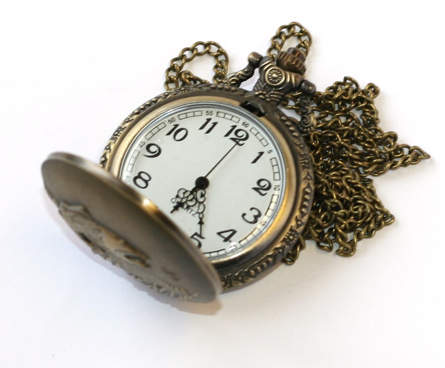 MR kapesní, otevírací hodinky na řetízku - Ryba, kapr, rybaření, rybář 1911