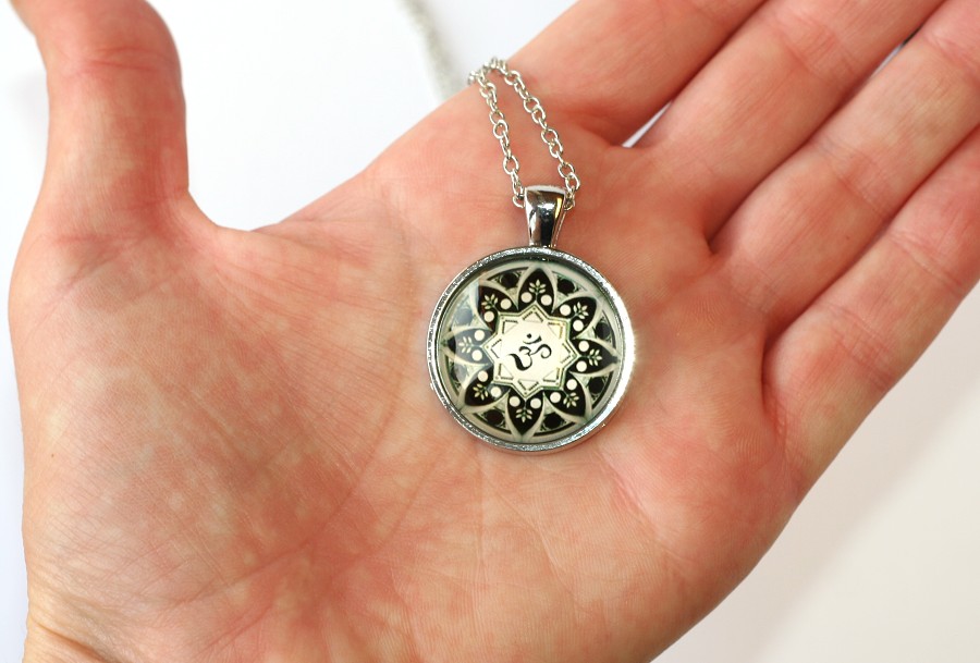 Řetízek Fashion Jewerly - Amulet Óm, Mandala, Yoga, Meditace, Namaste 1923