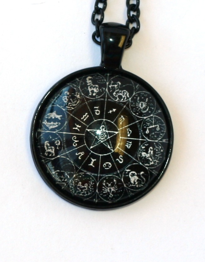 Řetízek Fashion Jewerly - Amulet 12 znamení zvěrokruhu, Pentagram 2056