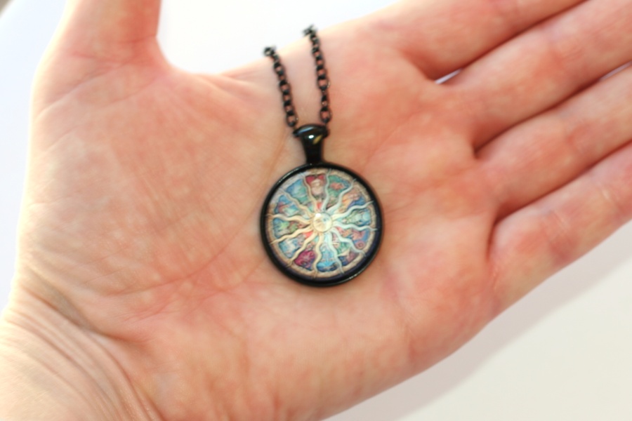 Řetízek Fashion Jewerly - Amulet 12 znamení zvěrokruhu, Slunce, Měsíc 2058