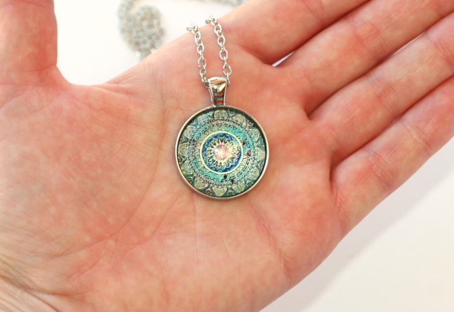 Řetízek Fashion Jewerly - Amulet Mandala, Květ, Meditace, Yoga, Namaste 2074