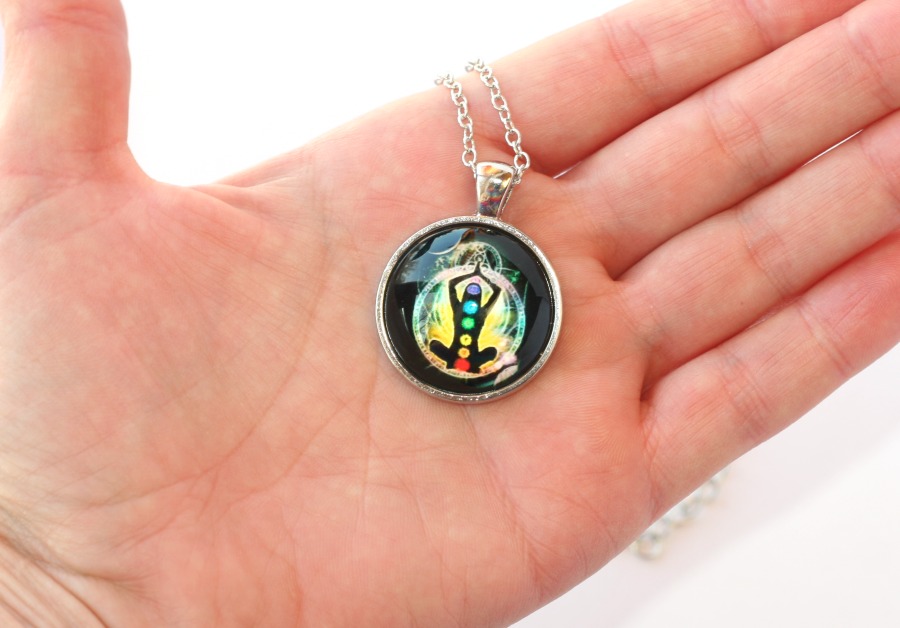 Řetízek Fashion Jewerly - Amulet Meditace, Čakry, Yoga, Jóga, Naděje 2079
