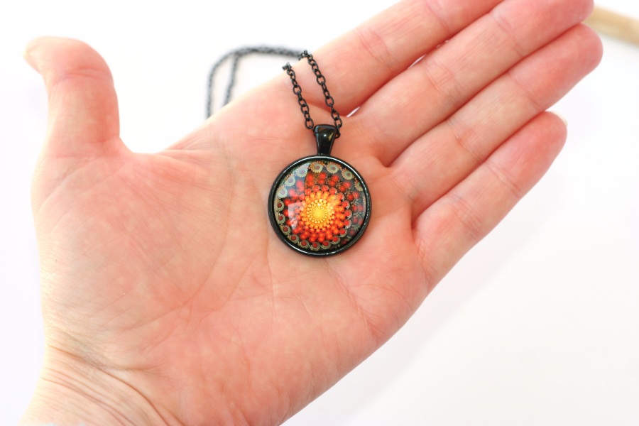 Řetízek Fashion Jewerly - Amulet Fibonacci, Spirála, posvátná geometrie 2083