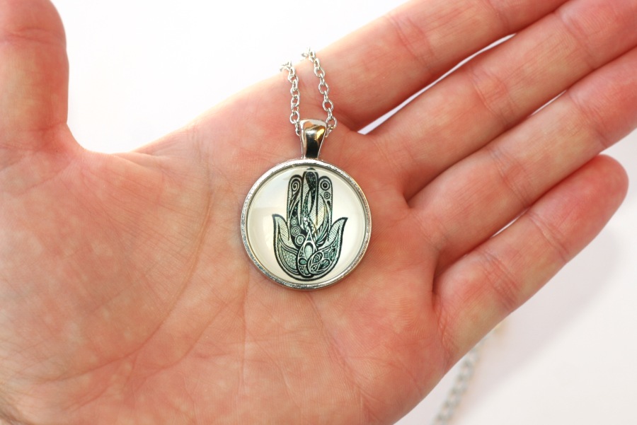 Řetízek Fashion Jewerly - Amulet Ruka Fátimy, Hamsa