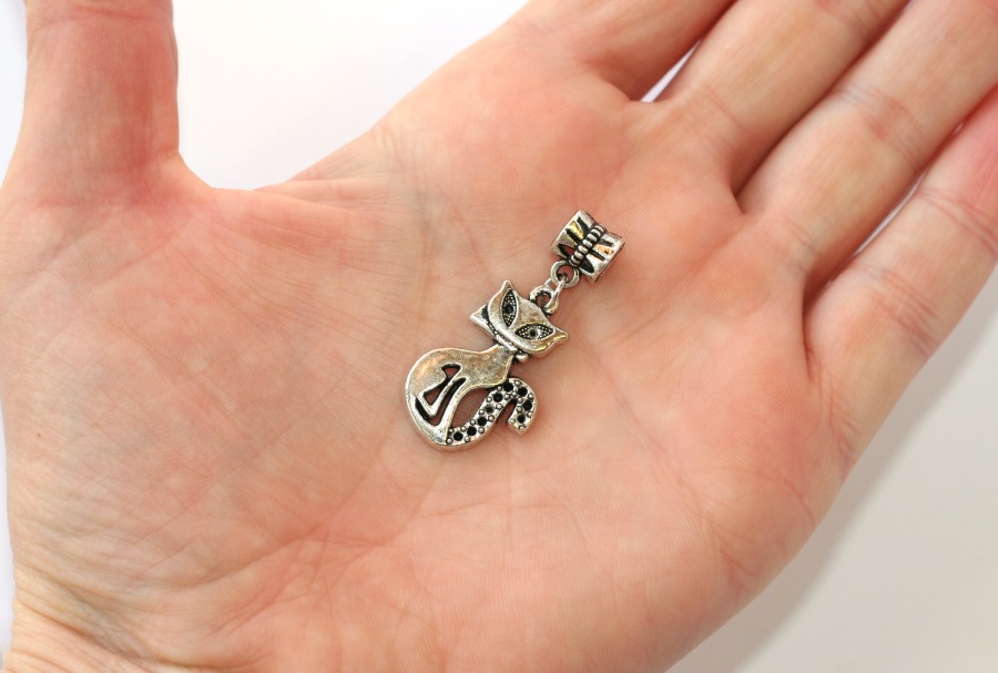Korálek Fashion Jewerly - Přívěsek Kočka, Lady Cat 2152