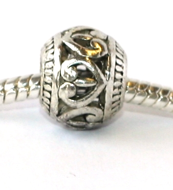 Korálek na náramek Fashion Jewerly - Srdce Peace, Mírová srdíčka 2164
