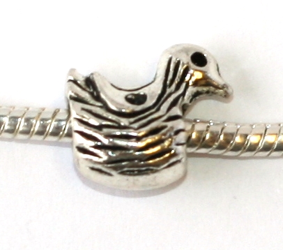 Korálek na náramek Fashion Jewerly - Ptáček, Kačenka, Pták na vodě 2173