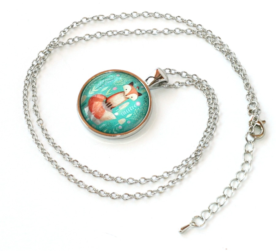 Řetízek Fashion Jewerly - Amulet Moudrá liška, Malý princ 2205