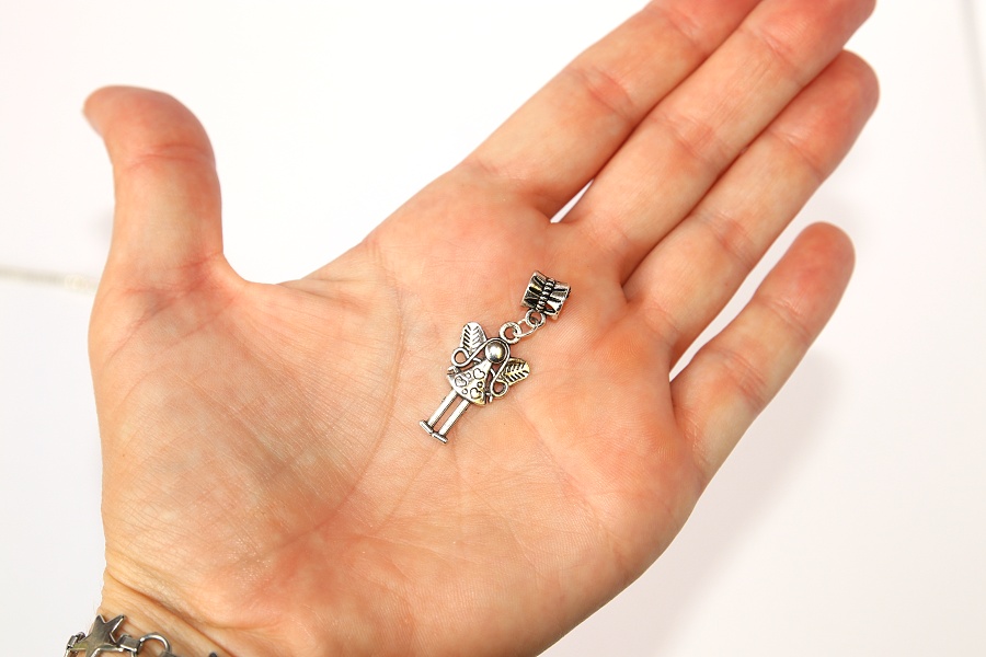 Korálek Fashion Jewerly - Přívěsek Andělská dívka ochránce, Strážná andělka, Angels Love 2355