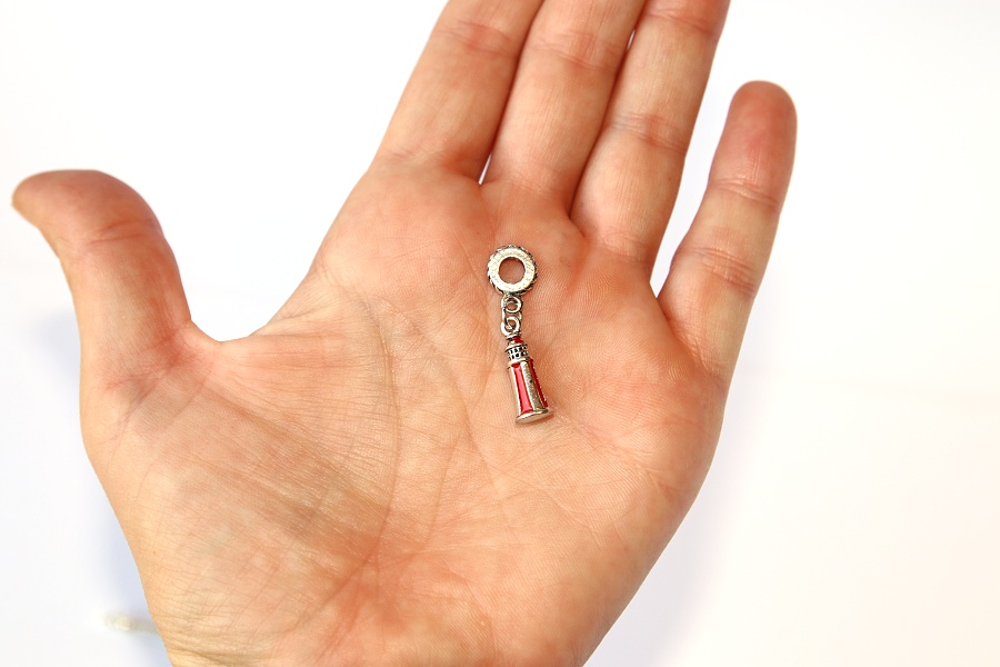 Korálek Fashion Jewerly - Přívěsek Maják červený, Red Lightouse, Safety 2389