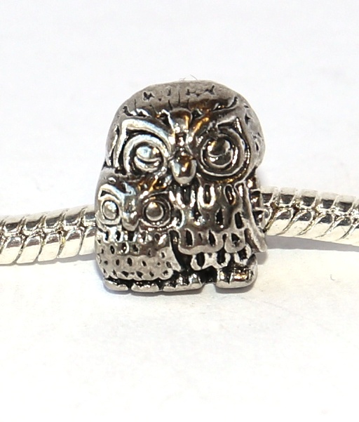 Korálek Fashion Jewerly - Sova s mládětem, Matka a dítě, Soví láska plná moudrosti 2417