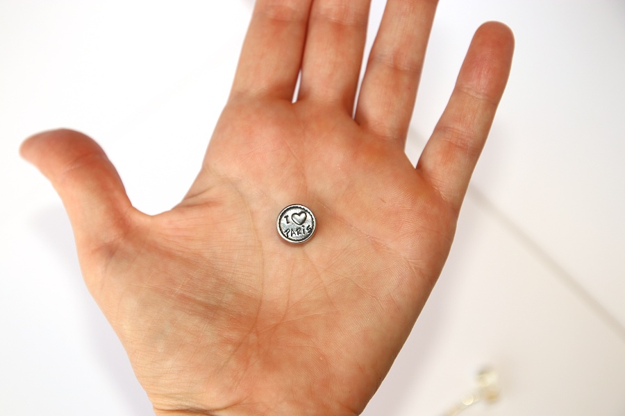 Korálek nerezový Fashion Jewerly - Miluji Paříž, Francie, Eiffelova věž, Love Paris 2461