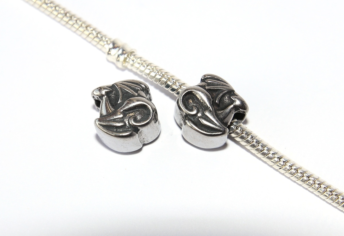Korálek nerezový Fashion Jewerly - Drak, Dráček, Dragon 2480