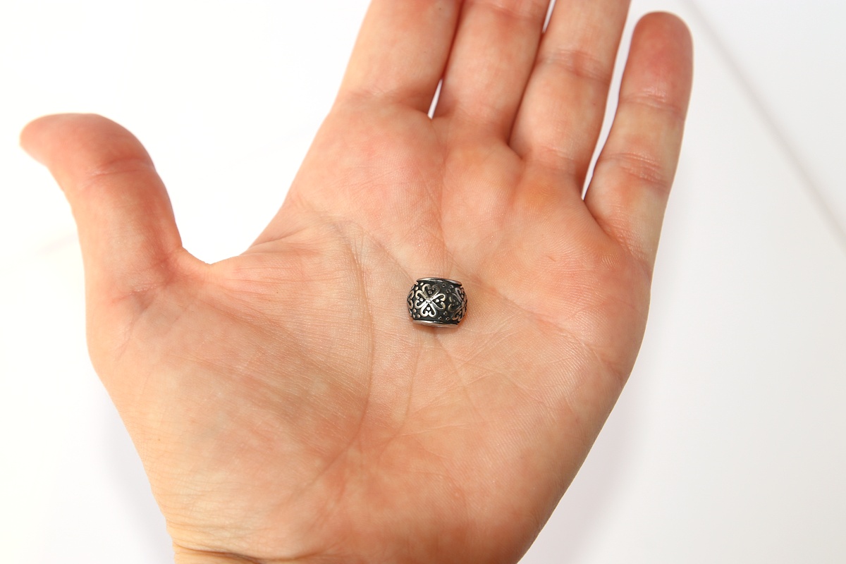 Korálek nerezový Fashion Jewerly - Květiny, Kvítka pro princeznu 2482