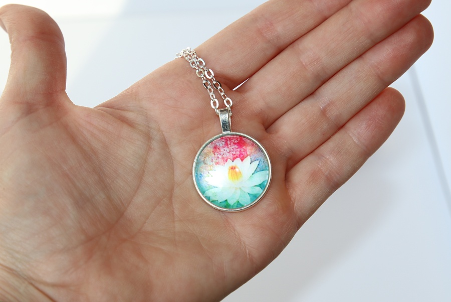 Řetízek Fashion Jewerly - Amulet Lotosový květ, Něžná vodní víla 2567