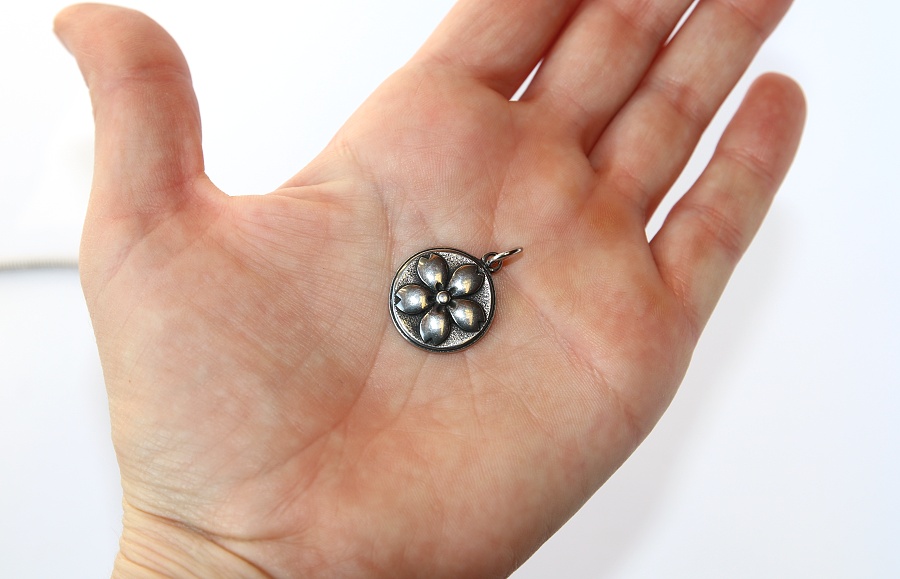 Korálek nerezový Fashion Jewerly - Přívěsek Květina, Romantická víla, Lotus 2574