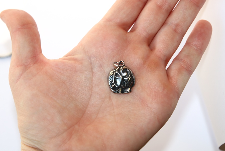 Korálek nerezový Fashion Jewerly - Přívěsek Slon pro štěstí, Yoga happy life 2578