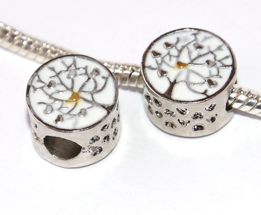 Korálek na náramek Fashion Jewerly - Strom života s mini srdíčky, Tree of life, Be Happy 2625